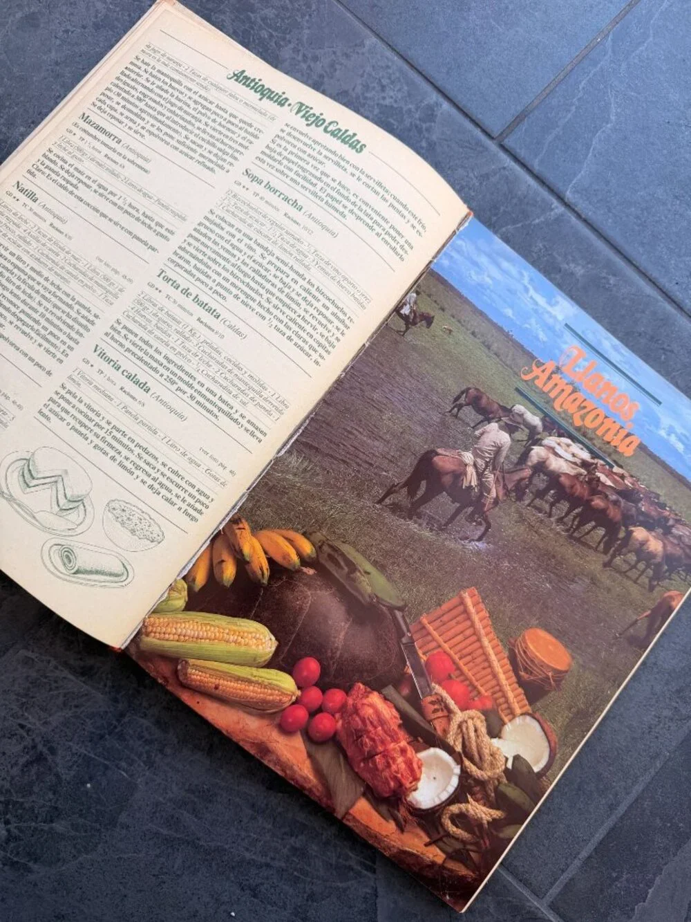 La Cocina Colombiana Gran Libro De Vintage Cookbook